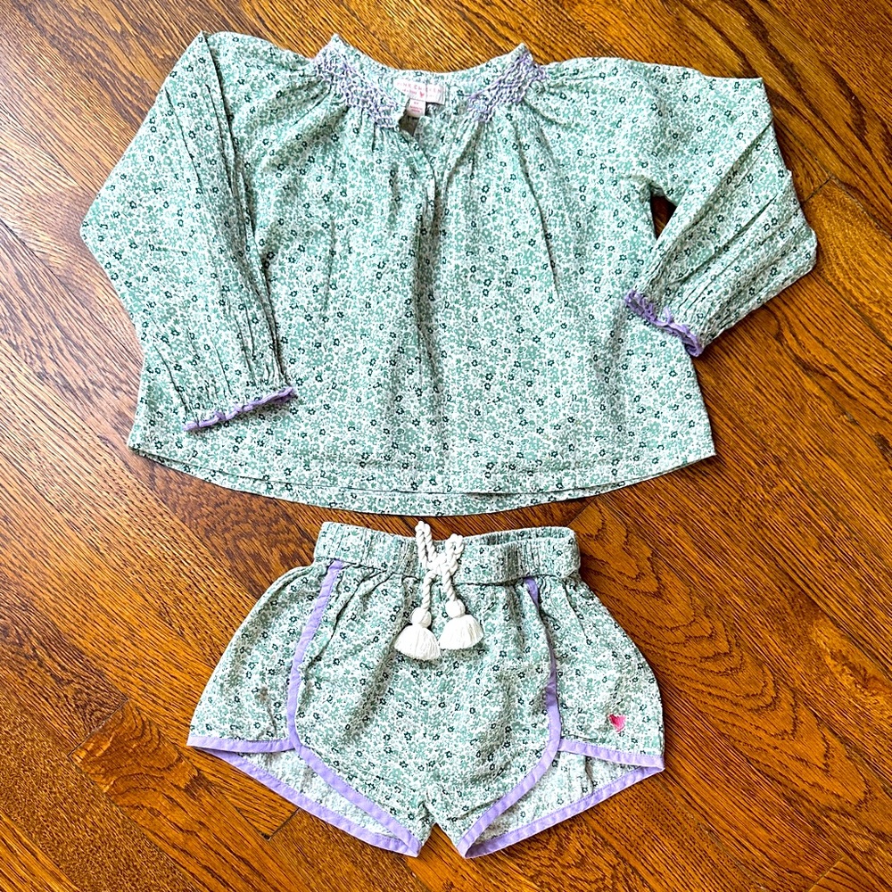 Pink Chicken Ava Top & Millie Short Set
